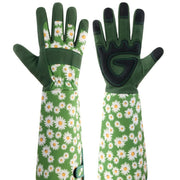 Gardening Gloves for Women Breathable Long Garden Gloves with Grip Thorn-Proof Leather Work Gardening Gloves