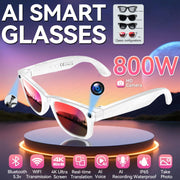 2025 New 800W Pixel HD Camera 32GB Smart Glasses Women Take photo shoot Video AI Translation Recording Waterproof AI Glasses Men
