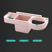 Home Accessory Set Storage Shelf, Holder for Storing Hair Dryer, Curling Iron, Bathroom Organizer