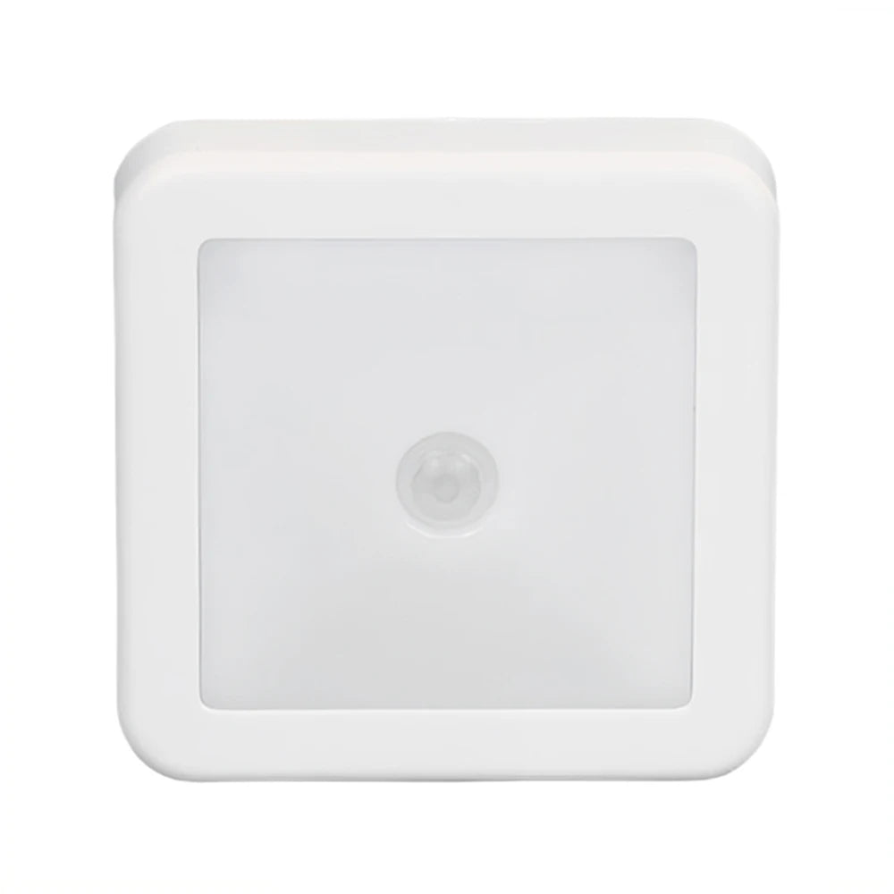 LED Night Light Smart Motion Sensor Battery USB Charging Operated Bedside Lamp Living Room Hallway Pathway Toilet Home Lighting