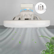 Smart Ceiling Fan 30W  Fans With Lights Remote Control Bedroom Decor Ventilator Lamp Air Invisible Blades Silent for Living Room