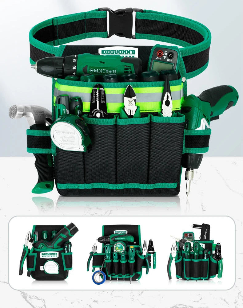 Electrician Tool Bag Professional Greener Tool Bag Waterproof Classic Kit Multi-functional Work Tools Portable Tools Organizer