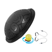 Balance Ball with Resistant Band Strength Training Equipment Half Exercise Ball Exercise Workout Ball for Fitness Yoga Pilates