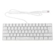 60% Gaming Keyboard 61 Key RGB Gaming Keyboard Mechanical RGB Backlit Ergonomic Design Wired Keyboard Mechanical Gaming Keyboard