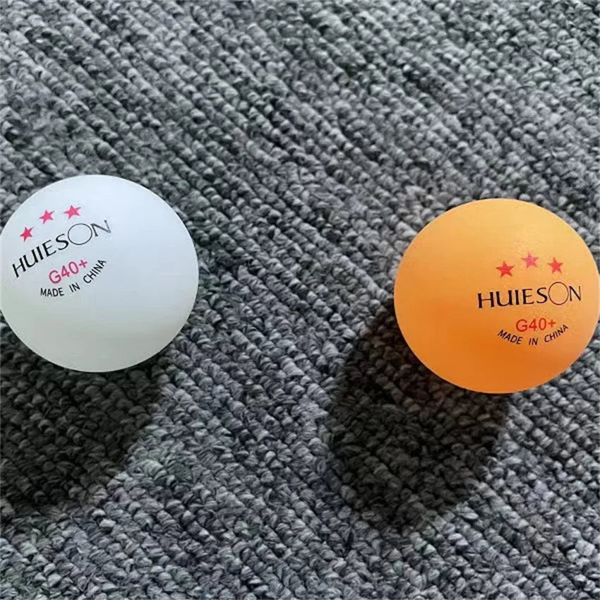 New Huieson 3 Star 20~100 PCS ABS 40+ Material Professional Table Tennis Balls TTF Table Tennis Ping Pong Balls For Competition
