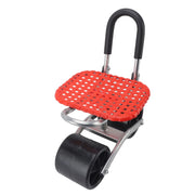 Garden Seat Cart Increase Efficiency Garden Rolling Work Seat Iron Labor Saving  Adjustable for Farm