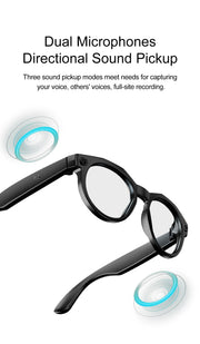 2026New800W Camera AI Glasses Men Color-Changing Smart Translation Glasses Photo Video Recording Waterproof Call SmartSunglasses