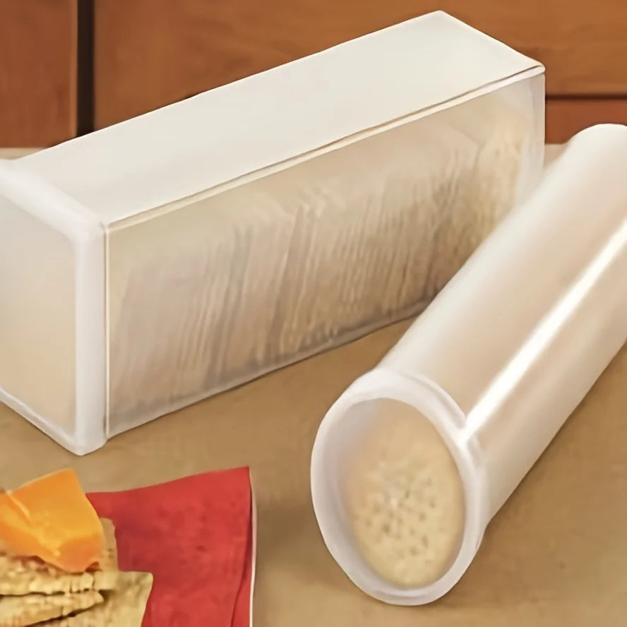 Stackable Airtight Food Storage Containers with Flip-Top Lids -Organizers, Space-Saving Round & Rectangular Design for Kitchen