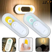 Smart Motion Sensor Night Light USB Rechargeable LED for Bedroom Staircase Corridor Bathroom Home Decor