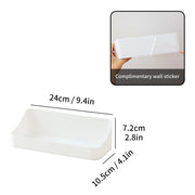 Kitchen Organizer Large Capacity Spice Jar Storage Holder Multifunctional Self-adhesive Wall Mounted Plastic Storage Rack