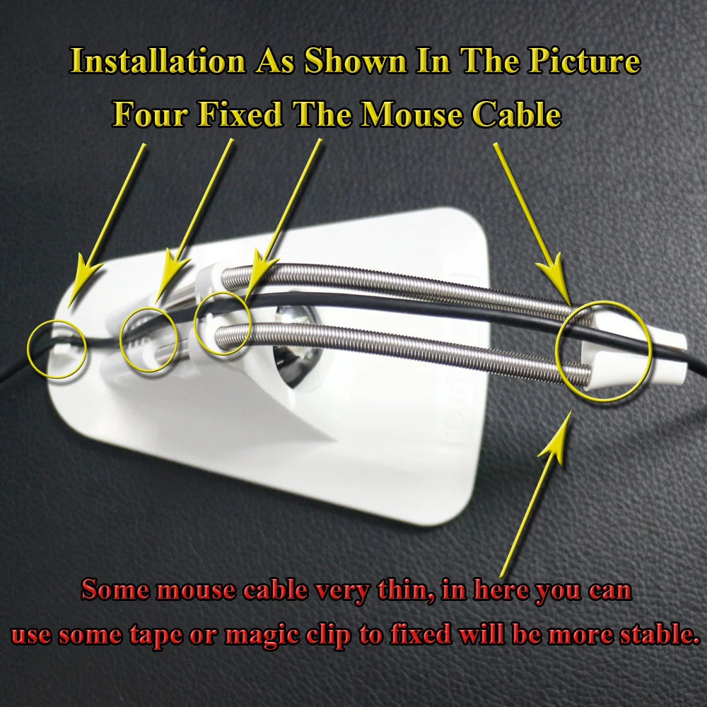 Mouse Bungee Pro Gaming Cord Holder Clip Organizer Flexible Adjustable for Esports Professional Mice Gamer PC Accessories.