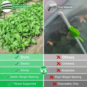 VELIF-Garden Arch Kit-For Vegetable For Raised Beds-Row Cover Greenhouse Garden Fabric-Easy Setup