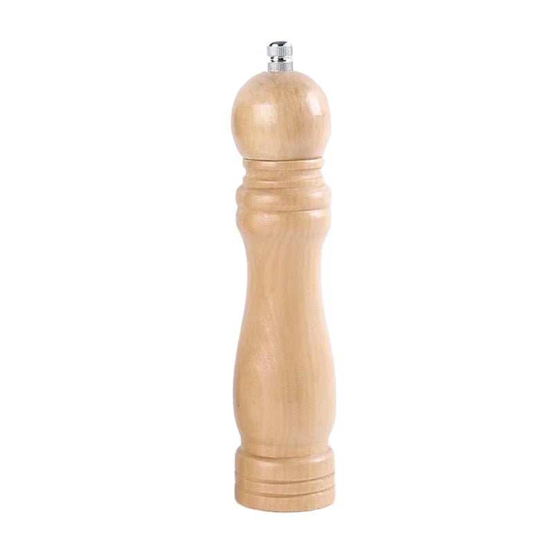 Kitchen Essential Wood Pepper Mill,Adjustable Grinder for Fresh Flavor,CeramicMechanism,Perfect Housewarming or Host Gift,3Sizes
