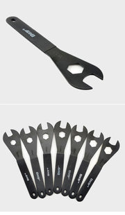 Portable High Carbon Steel Cone Bike Axle Wrenches Set Bicycle Spindle Hand Spanner Cycling Outdoor Repair Tools Accesories Kit
