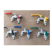 Garden Tools Brass Water Faucet 1/2" Outside & Inside Used Easy Turn On/Off Lever Handle Watering Supply Taps Ball Valve