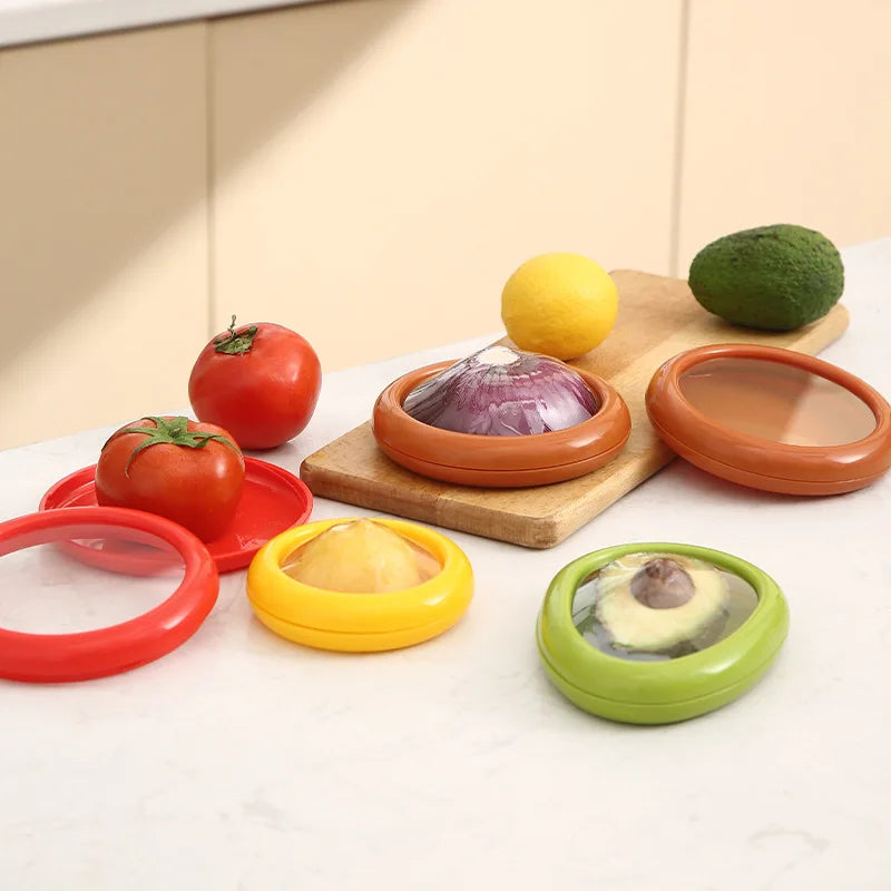 Kitchen Storage Box Fruit Vegetable Container Fresh Box Avocado Tomato Lemon Onion Fresh-Keeping Crisper Kitchen Gadgets