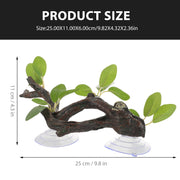 Reptile Accessories for Habitat Simulated Resin Branches Animal Fish Lizard Tank Aquarium Decor Accessories Habitat Container