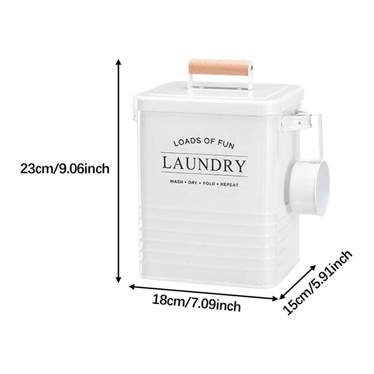 Laundry Powder Storage Farmhouse Decor Multifunctional Grain Rice Pet Food Organizer Aesthetic Portable Storage Bin