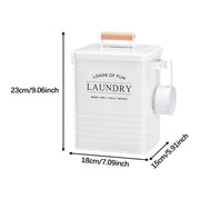 Laundry Powder Storage Farmhouse Decor Multifunctional Grain Rice Pet Food Organizer Aesthetic Portable Storage Bin