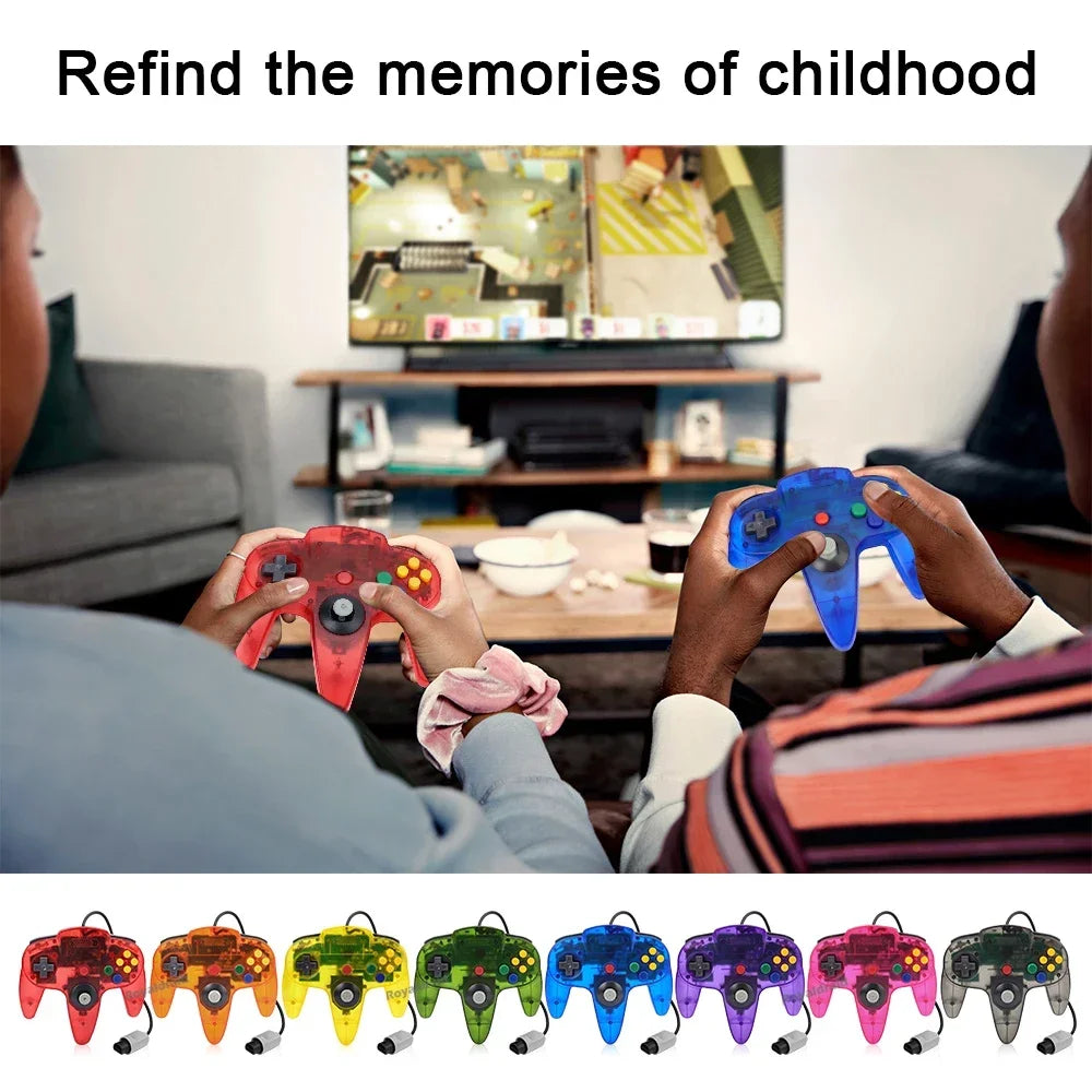 NEW Wired Gamepad for N64 Console Controller for N64 Classic Joystick for Retro Game Console Controller for N64 Gaming Accessor