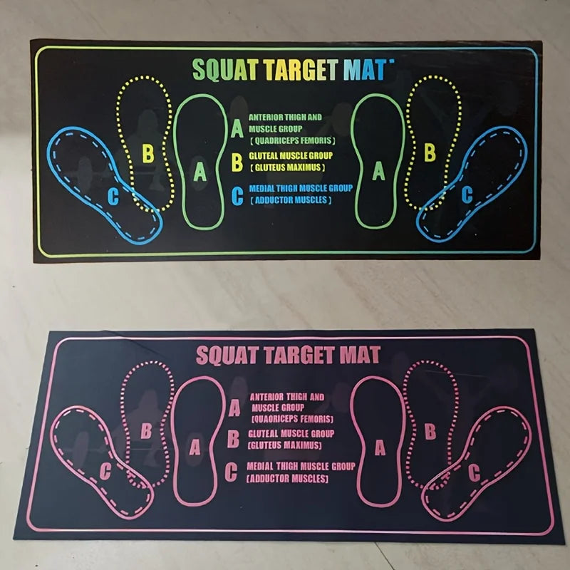 Anti-Slip Squat Pad Set, Durable Training Mats for Home & Gym Use, Non-Skid Exercise Equipment, Ideal for Fitness Enthusiasts
