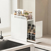 Kitchen Spice Organizer Kitchen Pull Out Seasoning Drawer Rack Countertop Dustproof Cup Storage Rack Multipurpose Spice Cabinet