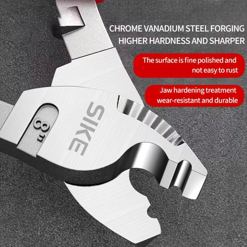 Cable cutters, electrician's pliers, wire strippers, crimping pliers, cable scissors, multi-purpose hand tools