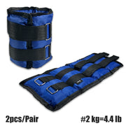 1Pair Wrist Ankle Weights, 2kg/4.4LBS, 3kg/6.6LBS, 4kg/8.8LBS Wrist Leg Arm Weights, Comfortable and Soft, Perfect for Fitness