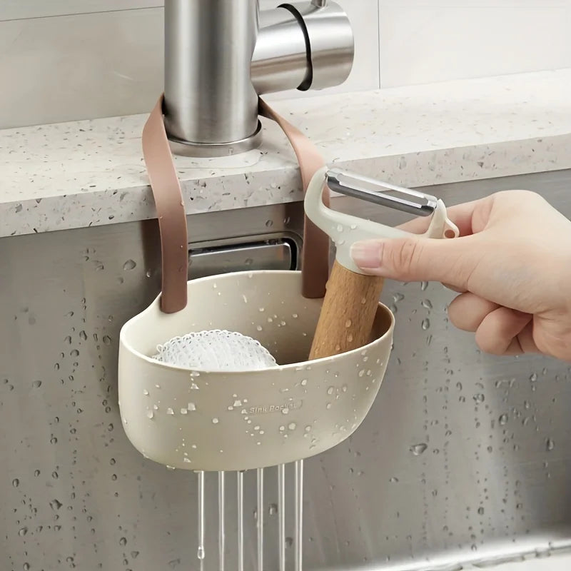 Kitchen Draining Rack,Multifunctional Kitchen Organizer with Draining Basket, Countertop Storage Holder,Space Saving  Organizers