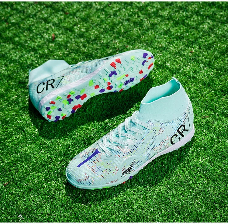 New Men Soccer Shoes Society Cleats Professional Football Boots Indoor Fast Football Field Boots Sneaker Boy Original Training
