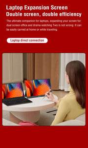 14 Inch Portable  Touch Monitor Non-touch optional 16:10 400cd/m2 Gaming Computer Expand Display For XBox PS4/5 Switch Loptop