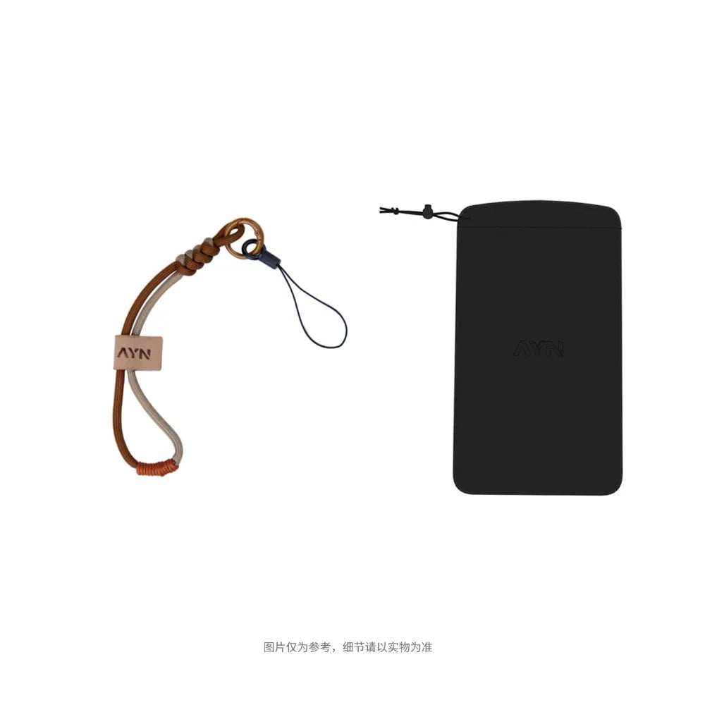 Unique Gaming Accessories Dual Screen Flip Up Handheld Device Protective Case Storage Bag Lanyard Soft Bag for AYN THOR Custom