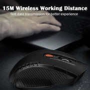 2.4G Wireless Mouse with USB Receiver Ergonomic Optical Mouse Universal Compatibility Computer Gaming Mouse Gift for PC Laptop
