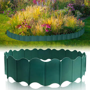 15x14cm Fixed Garden Barrier Lawn Grass Plastic Garden Edging Border Landscape Edging Garden Edge Kit Barrier To Easy Install