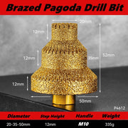 M10 Diamond Chamfer Router Bits Hole Saw Milling Tile Cutter Marble Concrete Reamer Masonry Drilling Crowns Construction Tools