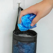 Kitchen garbage bag storage bag, wall mounted door storage hanging bag, circular miscellaneous storage bag, hanging organizer