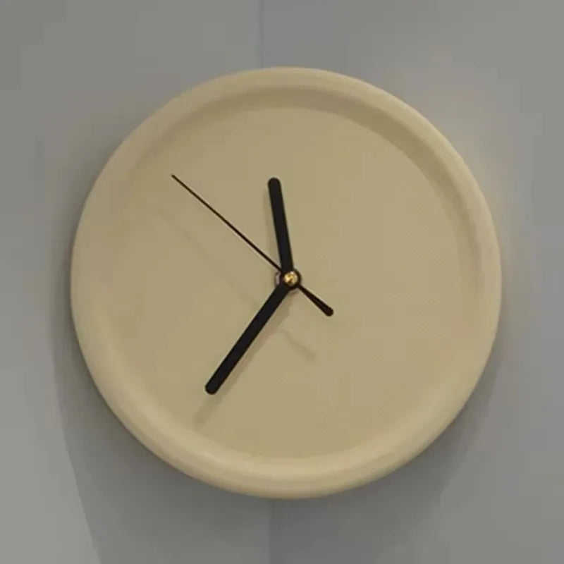 Living Room Silent Wall Clocks Simple Non-Ticking Punch-Free Corner Wall Clock Bedroom Technology Luxury Art Home Decoration