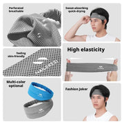 Sport Headband Breathable Non Slip Sweatband Fitness Running Tennis Headband Lightweight Sweat Wicking Hairband