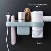 Home Accessory Set Storage Shelf, Holder for Storing Hair Dryer, Curling Iron, Bathroom Organizer