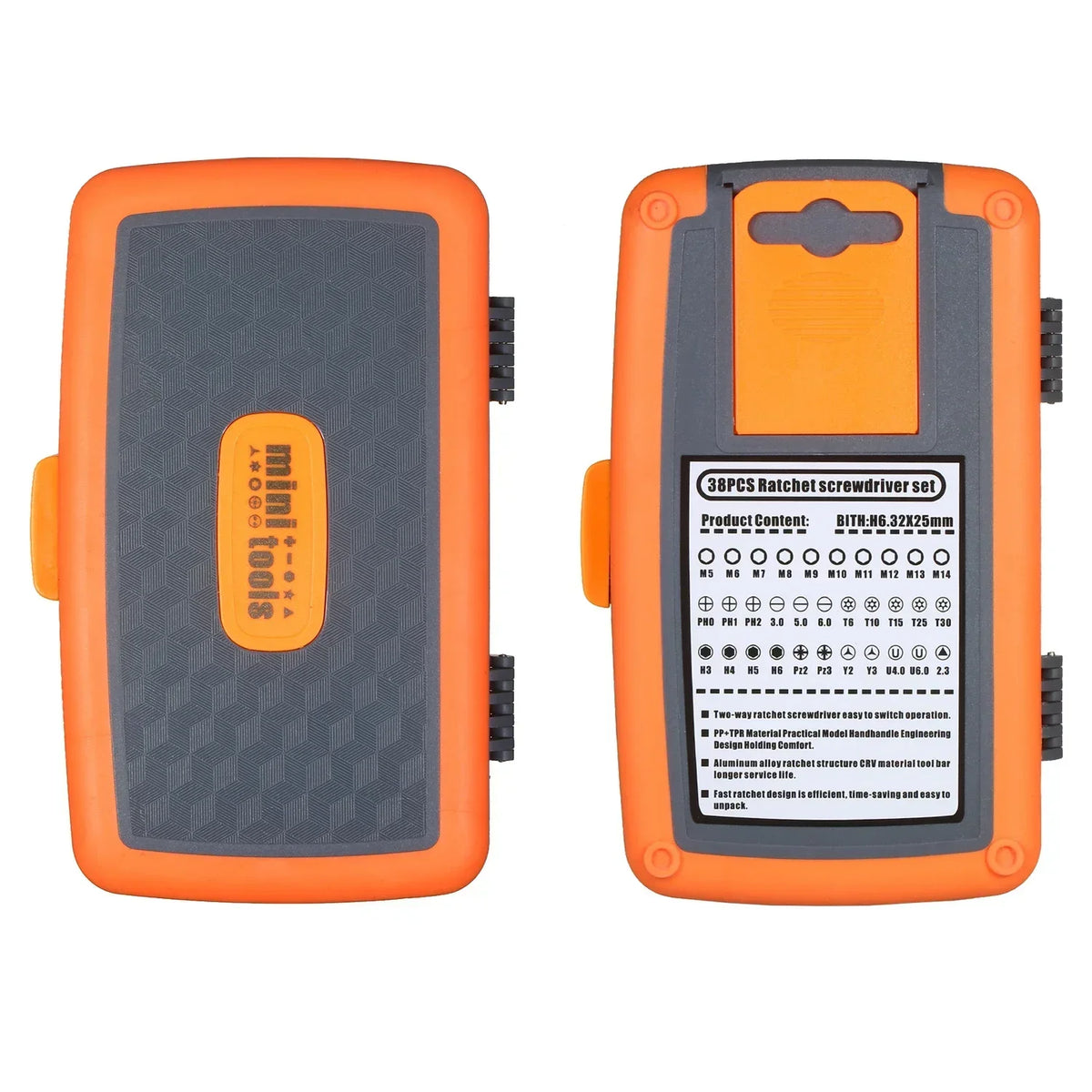 38 In 1 Multipurpose Screwdriver Bit Set Household Labor Saving Tool Kit Combination Ratchet Wrenches Hand Tool Sets