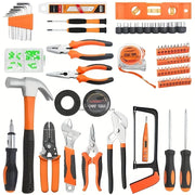 orange multi-tool set, Hardware Toolbox Set, Manual Toolbox Tools, DIY Toolbox Tools, Durable, Essential For Furniture