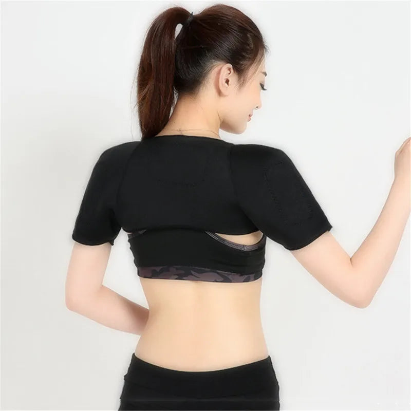 Sport Adjustable Shoulder Belt Fitness Pressure Shoulder Pad Protector Weightlifting Warm Shoulder Wrap Strap