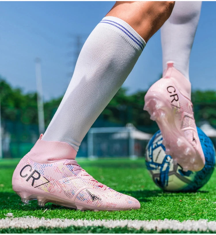 New Men Soccer Shoes Society Cleats Professional Football Boots Indoor Fast Football Field Boots Sneaker Boy Original Training