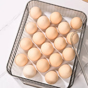Food-Grade Refrigerator Storage Box Transparent with Lid Food Storage Containers Plastic Stackable Kitchen Organizer Camping