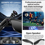 New 800W HD Camera Smart Glasses WFl Transmission Bluetooth Call AI Intelligent Voice Assistant Object Recognition Sun Glasses