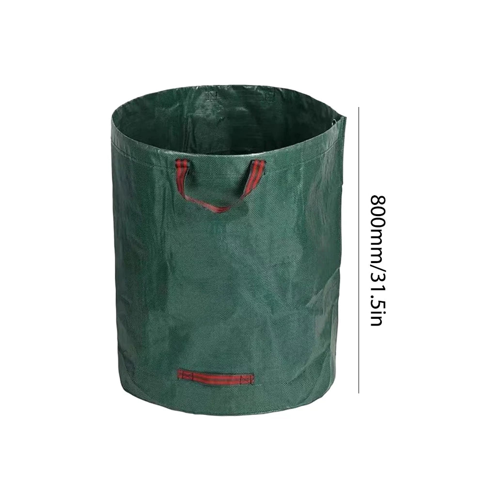 Garden Waste Bag 500L Large Capacity Garden Bag Reusable Waterproof Leaf Sack Weed Trash Can Container for Yard Leaf Storage Bag