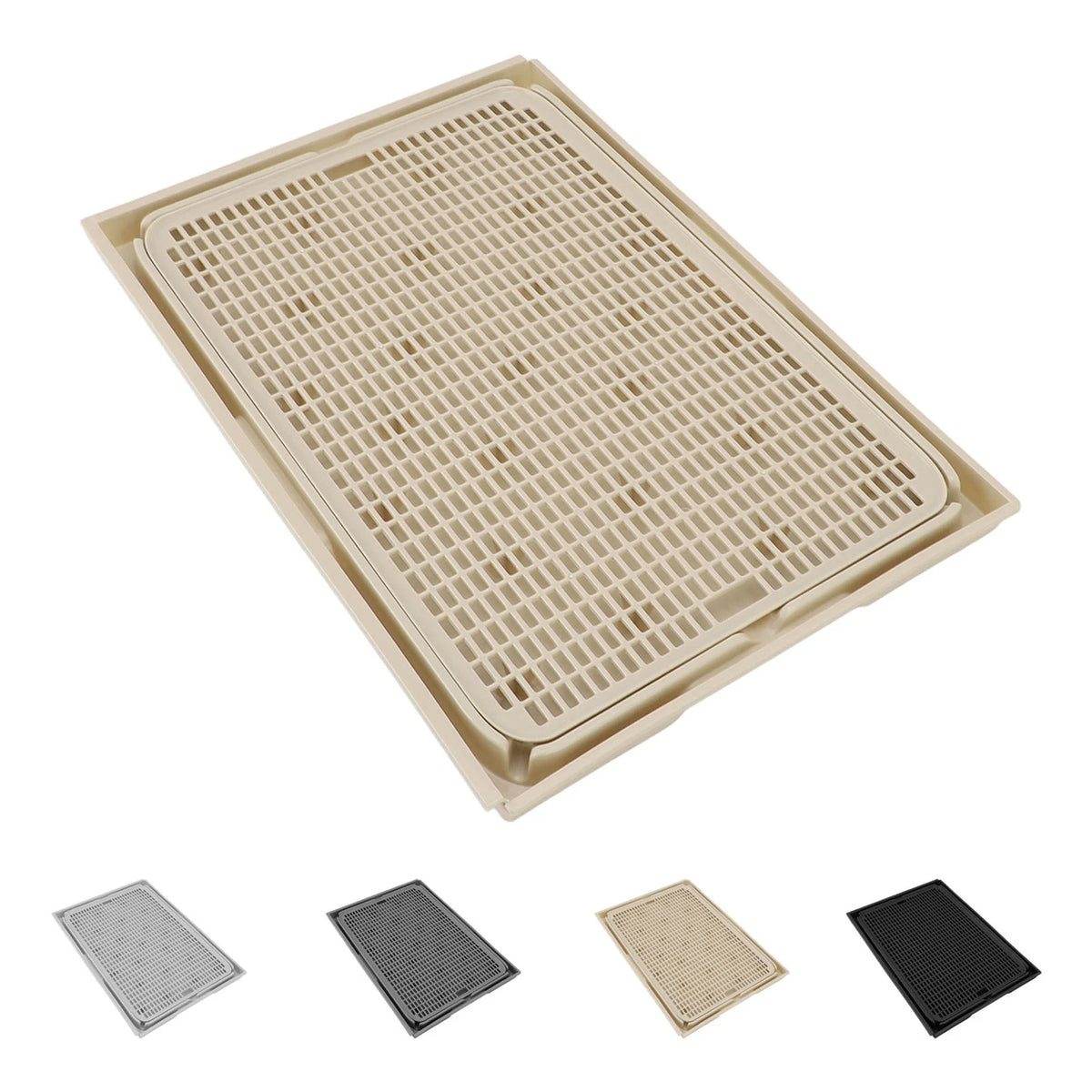 Kitty Litter Mat Cat Litter Mat Spacious Double Layer Washable Anti Slip Bottom Cat Litter Box Mat Cat Litter Catcher Mat