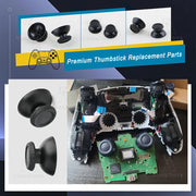 PS5 Controller Thumbstick Premium Replacement Parts Anti-Wear Non-slip ABS + Rubber Joystick Analog Stick Durable Accessories