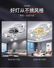 Living room main lamp chandelier New light luxury bedroom lamps Modern simple crystal living room lamp ceiling light