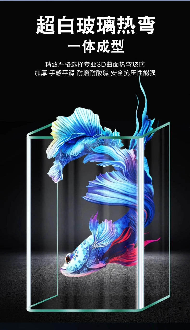 Fish Tanks Accessories New Style Aquarium Fish Bowl Modern Equipment Accent Decoration Aquarium Floor Furniture Acquario Lsyg